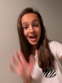 Poster for Birthday video from Kaylin Hayman