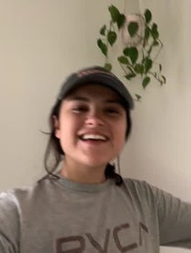 Poster for Birthday video from Victoria Moroles