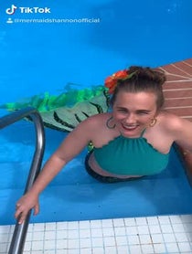 Poster for Birthday video from Mermaid Shannon
