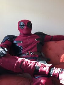 Poster for Birthday video from Deadpool