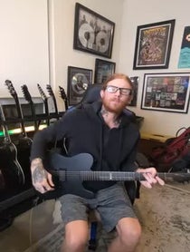 Poster for Birthday video from Of Mice & Men Band