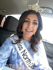 Poster for Intro video video from Miss North Dakota Haley Wolfe